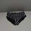 COCOPEAR Women's Ruched High Waisted Bikini Bottom Retro Vintage Swim Short Tankinis (XX-Large, Polka Dot Black)