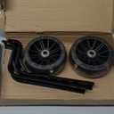 Bike Training Wheels, Pair of Heavy Duty Rear with Stabilizers Mounted Kit for Kids Boy Girls Bikes of Single Speed Bicycle with 12 14 16 18 20 Inch