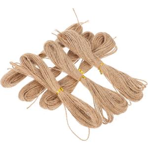 3pcs DIY Jute Twine Rope for Hanging Tags Decorative Craft Materials for Weddings Parties Home Decor and Present Wrapping Durable and Lightweight Design