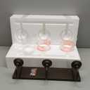 zeyu 20.5 Inch Farmhouse Bathroom Vanity Light Fixtures, 3-Light Bath Light Fixtures for Bathroom Above Mirror, Oil Rubbed Bronze Finish with Clear Glass Shade, ZSL72B-3W ORB