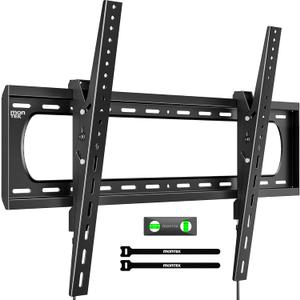 monTEK Heavy Duty Tilting TV Wall Mount for 60120 Large TVs up to 300 lbs, 4X Safety Tested, 10 Tilt for Glare-Free Viewing, Low Profile Slim Bracket, Max VESA 900x600, Fits 16/18/24 Studs