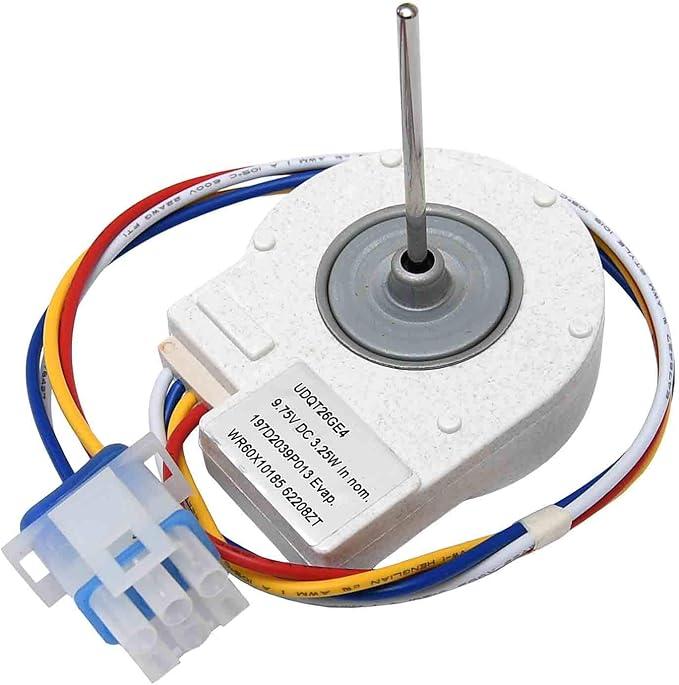 WR60X10185 Evaporator Fan Motor by Seentech Suitable for GE & Hotpoint Refrigerators - Replaces Part Numbers WR60X10043, WR60X10154, WR23X10353, WR23X10355, WR23X10364, AP3875639, PS1019114 by Seentech