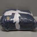 UGG Euphoria Faux Fur Throw Blanket, Soft Warm Throw Blankets for Couch or Bed, Luxury Bedroom Decor, Giftable Fuzzy Blankets, Machine Washable, 50-inch x 70-inch, Indigo Blue