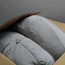 Momcozy Pregnancy Pillows with Cooling Cover, U-Shaped Full Body Maternity Pillow for Side Sleepers 57 Inch - Support for Back, Hip, Belly, Legs for Pregnant Women (Grey- Cooling Fabric)