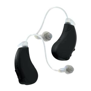 Lucid Hearing Engage Premium OTC Hearing Aids, Black - iPhone Compatible - For Adults with Mild to Moderate Hearing Loss - Includes Bluetooth, App Controls & Speaker