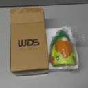 WDS WONDROUS St. Patrick's Day Gnome Decorations for Home, 6.3 Inch Lucky Leprechaun Figurine with Shamrock Decor, Irish Green & Orange Tabletop Centerpiece for Home Decor, Party, Gift, Yellow