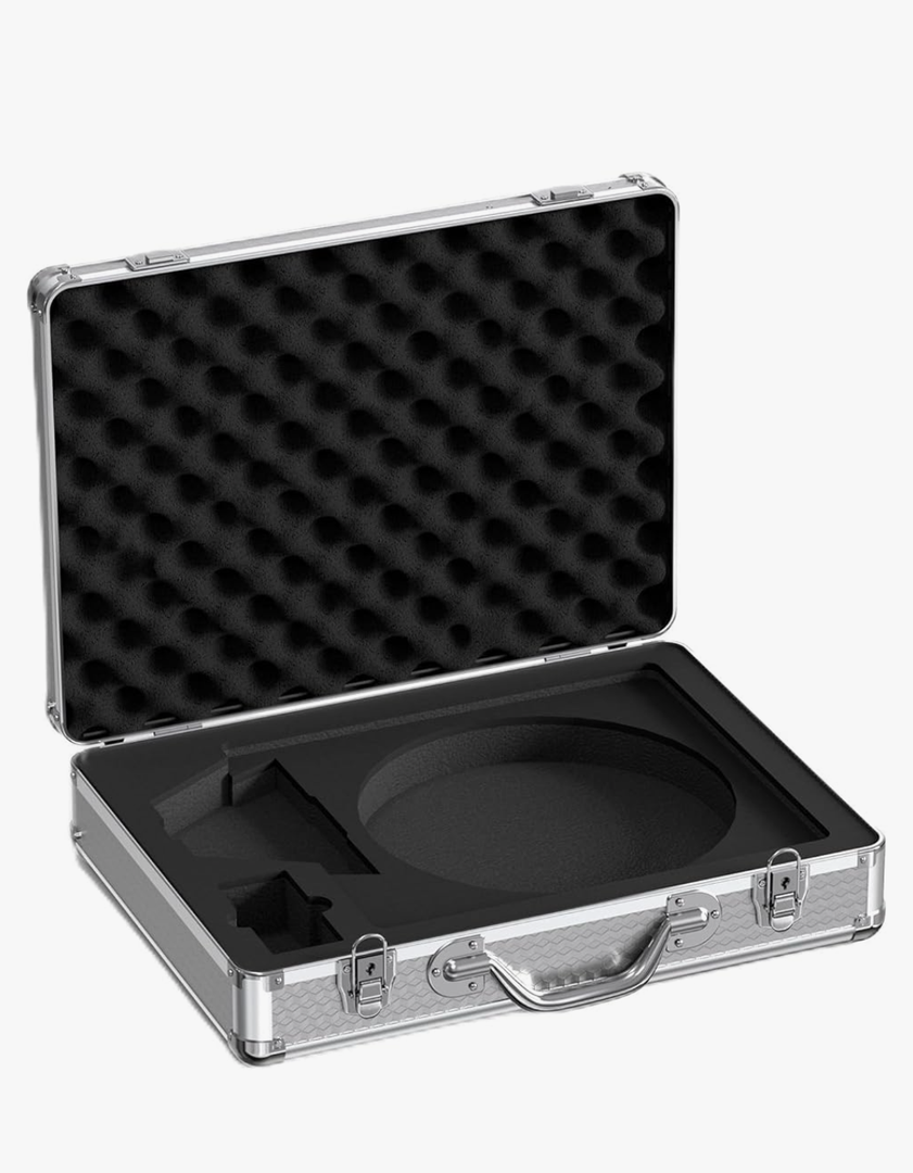 Starlink Mini Case, Aluminum Alloy Travel Suticase with Precision Form for Starlink Mini Dish, Kickstand, Pipe Adapter and Accessories