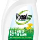 Roundup For Lawns2 Concentrate (Northern) - 32 oz., Lawn Safe Weed Killer For Northern Lawns, Kills Crabgrass, Dandelion, Clover & Yellow Nutsedge, Starts Working Immediately, 5008710