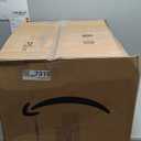 Catit Airsift Jumbo Hooded Litter Pan, Warm Gray/White - Privacy and Easy Access for Cleaning - Ideal for Larger or Multiple Cat Households