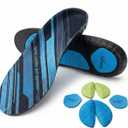 PORON Arch Support Insoles for Standing All Day, Men & Women Adjustable Cushion Shoe Inserts, Plantar Fasciitis & Heel Pain Relief for Nurses, Teachers, Warehouse & Retail Workers