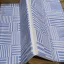 House of Noa Foldable Baby Tumbling Mat  Foldable Kids Play Mat | Durable, Stylish, and Cushioned Design (5' x 7.5', French Blue)