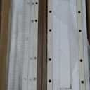 VASAGLE LIRY Collection - Farmhouse Nightstands with Charging Station, Set of 2 Bedside Tables, Side Tables with Drawer, Open Compartment, for Bedroom, Rustic White and Honey Brown ULET859K41