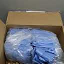 Oudain 50 Pcs Disposable Fitted Sheets with Elastic, Waterproof Oilproof 39 x 87'' Disposable Massage Bed Sheets Covers for Spa Beauty Salon(Blue)