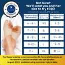 Bunion Corrector for Women Big Toe, Men Too  Ultra-Thin Separator Sock for Bunions. Correction & Pain Relief While You Walk. Splint That Fits in Dress Shoes, Sneakers & Boots. Med-Right