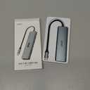 Acer USB C Hub, 7 in 1 Multi-Port Adapter for Laptop, 4K, HDMI Splitter with 2 USB A 3.1 & Type-C to HDMI Data Port, PD 100W Charging, SD Card Reader for Computer, Desktop, Space Grey