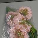 Jahe 4 Pcs Hydrangea Artificial Flowers, 20'' Tall Large Bloom Faux Hydrangea Flowers,Real Touch Fake Flowers, Bouquet Home Wedding Party Decor, DIY Floral Arrangement,Light Pink