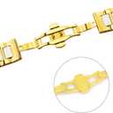 Kai Tian Stainless Steel Ceramic Watch Band Links 18mm/20mm/22mm Watch Wrist Bands Mens Watch Bracelet with Butterfly Buckle