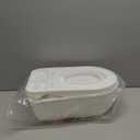 CheerTry 2-in-1 Toddler Potty Training Toilet - Larger Potty Chair & Detachable Training Seat for Boys & Girls Ages 1-3 with Flushing Sound, Wipes Storage, Toilet Paper Holder (White)