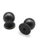 khtumeware 18 Pack 1 inch Oil Rubbed Bronze Cabinet Knobs Dresser Knobs Ball Drawer Knobs Kitchen Cabinet Hardware Zinc Knobs for Dresser Drawers