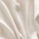 MIULEE Non-See-Through Privacy Linen Curtains 2 Panels, Light Filtering Window Curtains Farn House Textured Back Tab Semi Sheer Drapes for Bedroom Living Room, 52 x 96 Inches Long, Cream