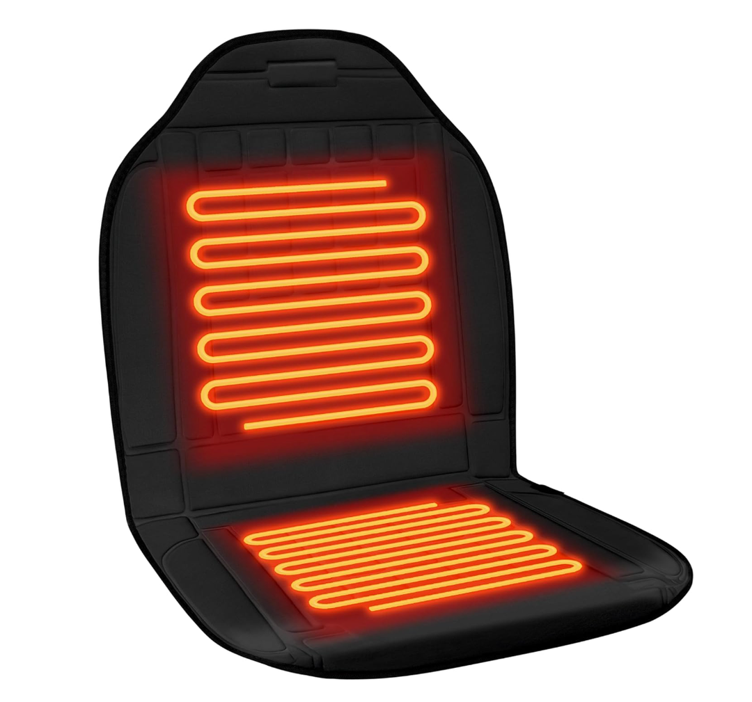 Heated Seat Cover for Winter 1 Minute Fast Heating Pad Seat Warmer Preimum Fabric 2 Models Setting