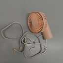 Portable Handheld Fan, 4000mAh, 180 Adjustable, 6 Speed Wind, USB Rechargeable Foldable Fan with Real-Time Display (Pink)