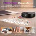 MONSGA Robot Vacuum and Mop Combo, 7000Pa Robotic Vacuum with Lidar Navigation, 180mins Runtime, Tangle-Free Robot Mop, 5 Editable Maps, APP/Remote/Voice Control, Ideal for Hard Floors and Carpets