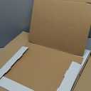 Boxes Fast BFM1291 Corrugated Cardboard Easy-Fold Mailers, 12 1/8 x 9 1/8 x 1 Inches, Fold Over Mailers, Adjustable Die-Cut Shipping Boxes, Multi-Depth, Large White Mailing Boxes (Pack of 50)