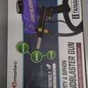 Portable Sand Blaster Gun Kit for Rust Removal, Glass Etching, & spot blasting - Requires 150PSI Air Compressor 4+ CFM for Detail Work & Small Projects - Ceramic Nozzle Blue