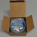 6pcs Blue Stanley Cup Accessories Set, Bow Straw Topper for Stanley Cup 30oz 40oz, Including Straw Topper and Sparkly Silicone Boot, Stoppers Spill Proof, Handle Charm, Initials Sticker