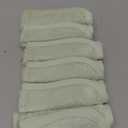 6-Pack Baby Washcloths - Soft Absorbent Viscose from Bamboo Wash Cloths for Babies, Kids, Toddlers, Infant, Newborn Bath Towels, Gentle on Sensitive Skin, 10x10 Reusable Face Towels (Pistachio)