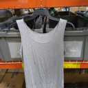 AMVELOP Basic Tank Top for Women Undershirts Sleeveless Layering Tank Top 2 Pack (XXL, Blue, Grey)