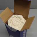 MIULEE Pack of 2 Cream Throw Pillow Covers 20x20 Inch Soft Polyester Pillow Covers for Sofa Living Room Spring Home Decor Couch Solid Dyed Cases