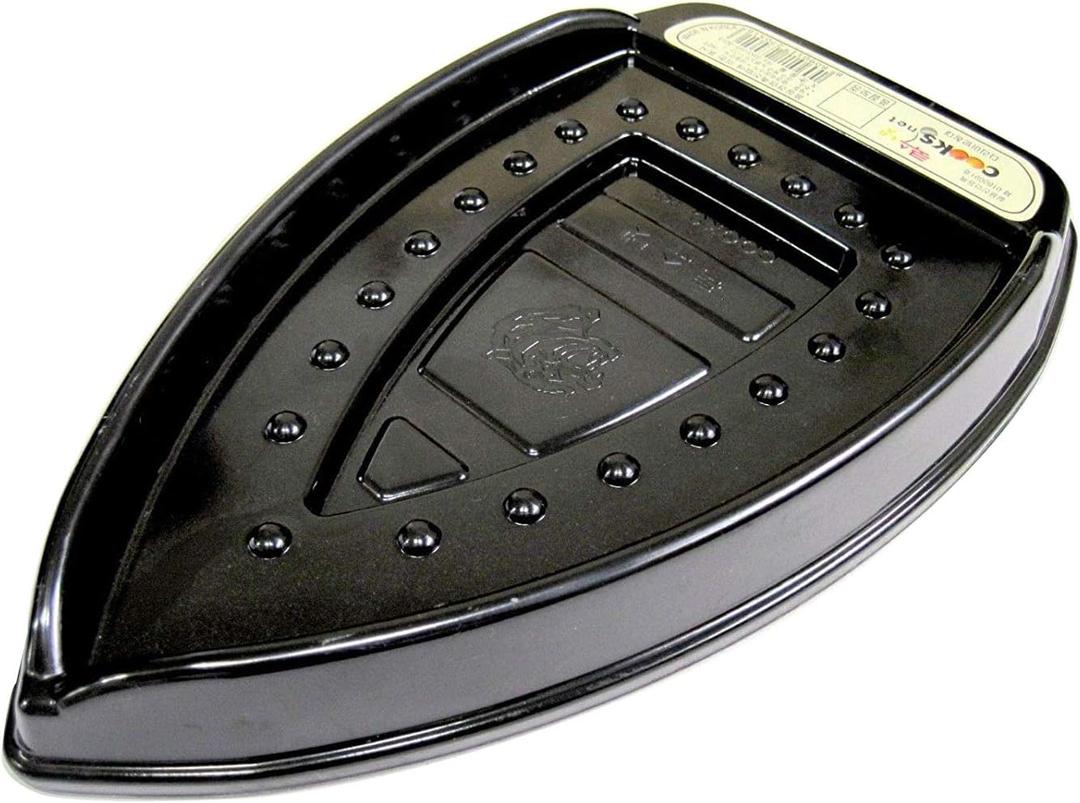 New Iron Heat Resistance Plastic Holder Stand Tray Ironing Dock Black Laundry