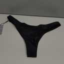 RELLECIGA Women's Cheeky Bikini Bottom (Medium, Black)