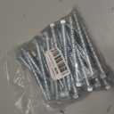 Wensilon 1/2" x 6" Zinc Plated Large Diameter Concrete Screw Actual Thickness 9/16"(14mm) for Anchoring to Masonry, Brick or Block (30 pcs)