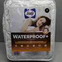 Sealy Waterproof Mattress Pad Waterproof, Odor, and Stain Protection, EternaLoft Machine Washable Twin Size 38x 75 in