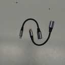 AGVEE 2 Pack 4 inch USB-C Female to Lightning Male Adapter, 30W Fast Charging Charger Converter for iPhone 14 13 12 11 Airpods iOS Device Carplay, Not for Audio, Dark Gray