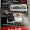 SanDisk 2TB Extreme microSDXC UHS-I Memory Card with Adapter - Up to 240MB/s, C10, U3, V30, 4K, 5K, A2, Micro SD Card- SDSQXAV-2T00-GN6MA
