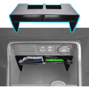 EDBETOS CRV Opening Organizer Compatible with 2023-2024 2025 Honda CR-V Lower Center Console Accessories Hybrid/EX/EX-L/LX/SE/Sport/Touring, ABS Storage Insert Divider Slot Tray for Phone with Case