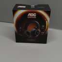 AOC Wireless Gaming Headset Compatible with ps5/4, PC, USB-C & Bluetooth 5.4 & 2.4GHz Gaming Headphones with Noise Canceling Mic, 7.1 Virtual Surround,20ms Latency, 45H, RGB- White