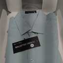 Mens Muscle Fit Dress Shirts Athletic Slim Fit Short Sleeve Stretch Casual Button Down Shirt (Small, Soft Sage)