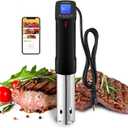 Inkbird WIFI Sous Vide Machine ISV-100W, 1000 Watts Sous-Vide Cooker Immersion Circulator with 14 Preset Recipes on APP & Calibration Function, Thermal Immersion, Fast-Heating with Timer |Best Gift