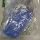 Folding Soft Flask Portable Collapsible Running Lightweight Water Bottle for Outdoor Sports, Travel with Mouthpiece Cover (250ml/8.45oz with straw-2 Pack)