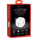 Power up Three Sides Wall Adapter With USB-C & USB-A Charging Ports