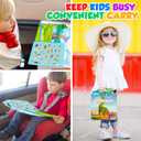 4 Set Reusable Sticker Book for Toddler Age 3-4, Quiet Sticker Books, Activity Books for Kids Ages 2+ Boy Girl Birthday Gifts