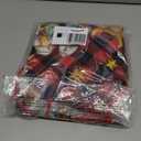 AVOIN Colorlife Buffalo Plaid Christmas Tree Skirt 48 Inch, Winter Holiday Tree Decoration (Red and Black)