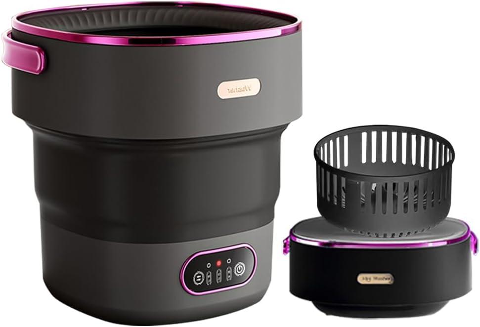Portable Washing Machine, Underwear Washing Machines, Foldable Washing Machine with Capacity of 15L,Deeply Clean Underwear for Apartments, Camping, Traveling