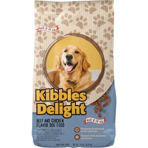 Beef & Chicken Flavor Dog Food, 15lb.