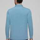 Mens Golf Shirts Long Sleeve Moisture Wicking Collared Work Business Casual Tennis Polo Shirts for Men (Blue, XXL)